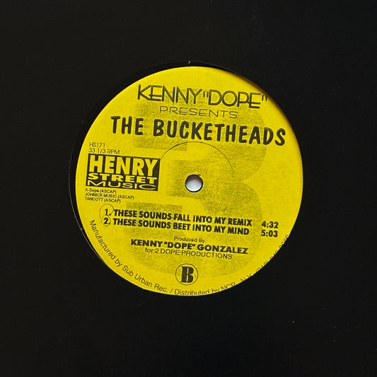 Kenny "Dope" Gonzalez, The Bucketheads - Come And Be Gone / These Sounds Fall Into My Mind VG+ 12"