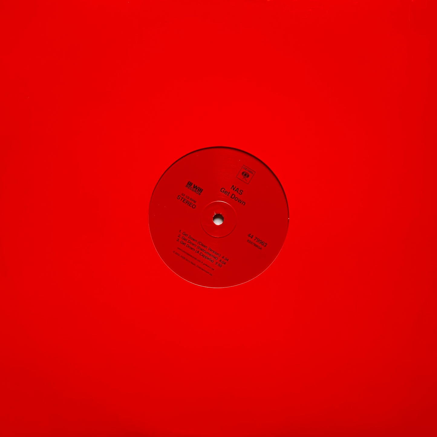 Nas - Get Down 12" (Ex / VG+)