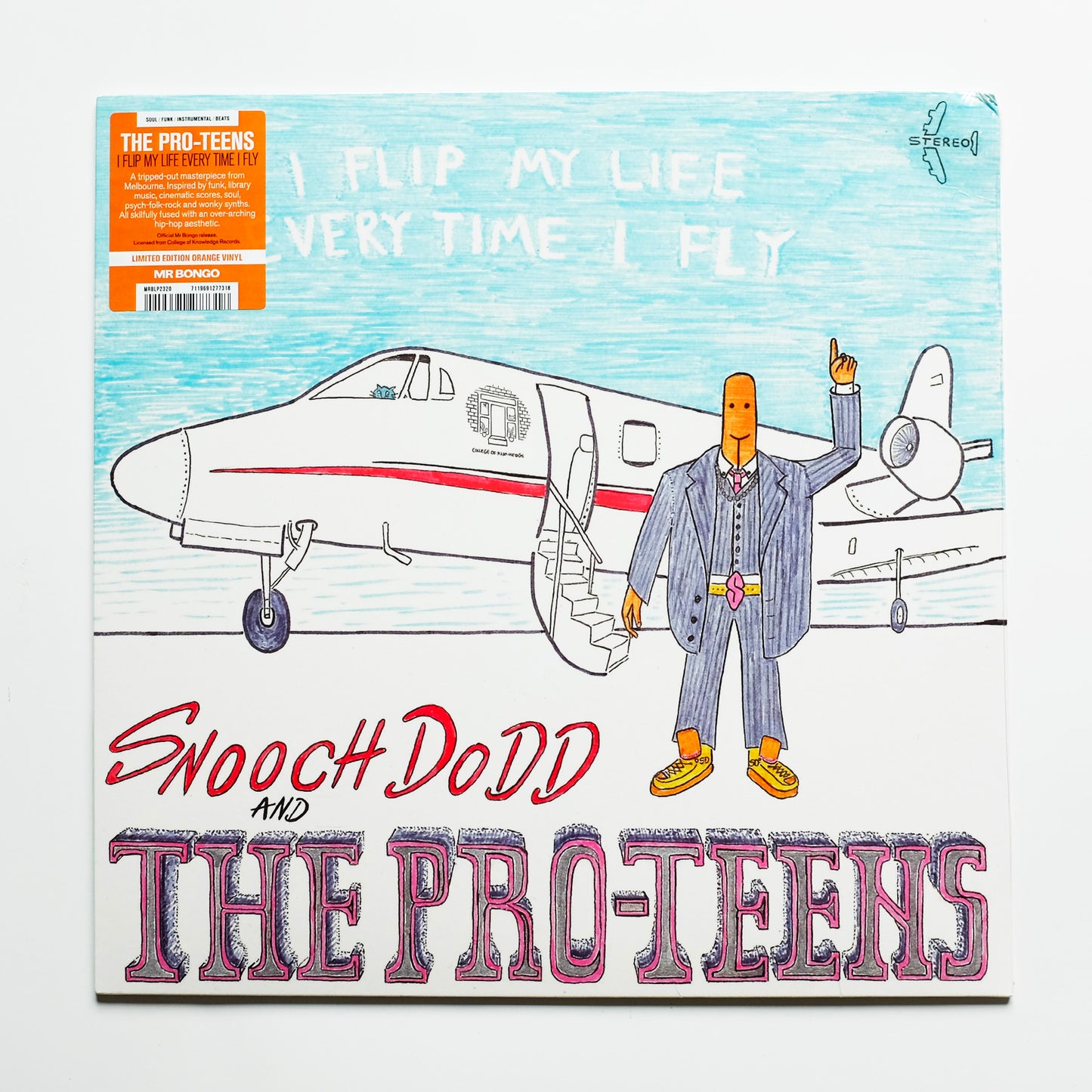 Pro-Teens, The - I Flip My Life Every Time I Fly Orange Vinyl Edition (minor corner bend)