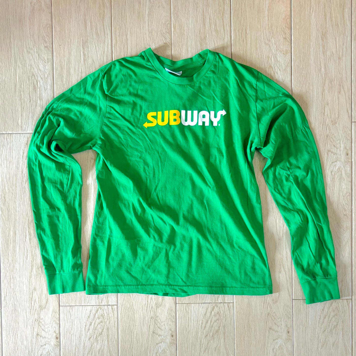 Green Subway Long Sleeve Shirt