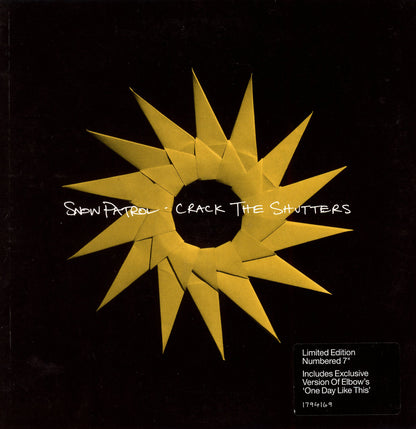 Snow Patrol - Crack the Shutters 7" (numbered)