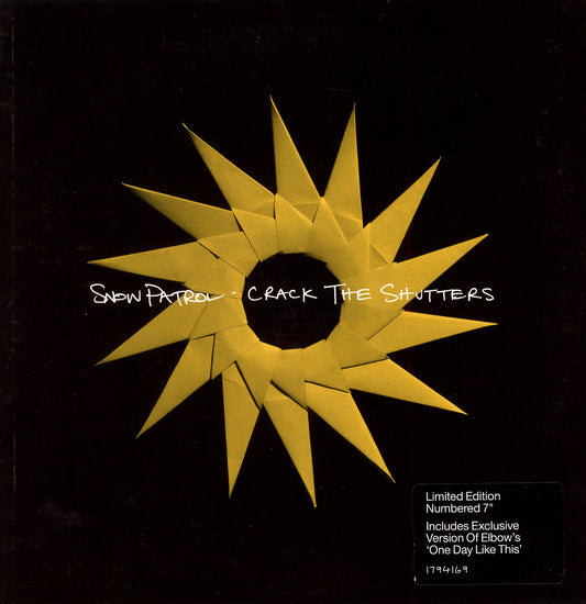 Snow Patrol - Crack the Shutters 7" (numbered)