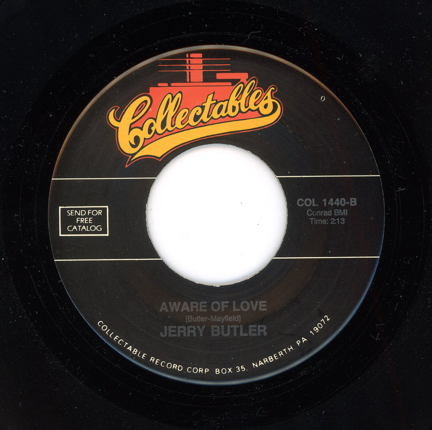 Jerry Butler - Moon River / Aware Of Love  7