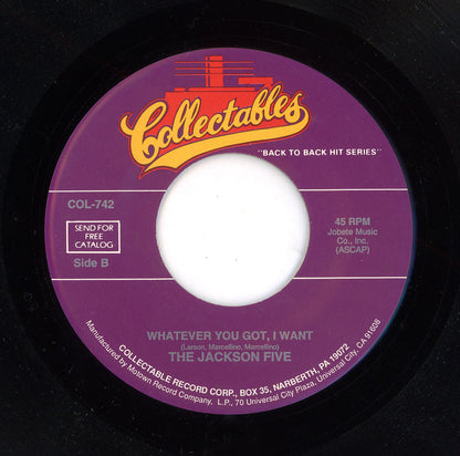Jackson 5 - Forever Came Today / Whatever You Got, I Want 7"