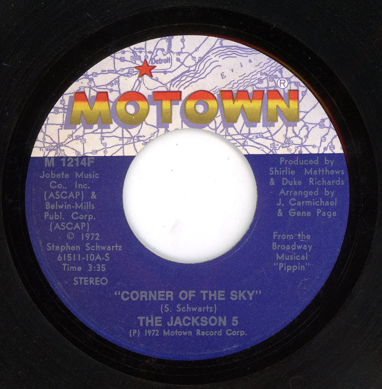 Jackson 5 - Corner Of The Sky / To Know 7