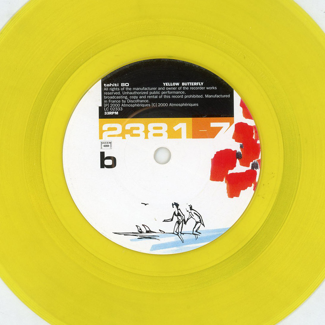 Tahiti 80 - Yellow Butterfly / Desiree / Revolution 80 (Millenium Version) 7"