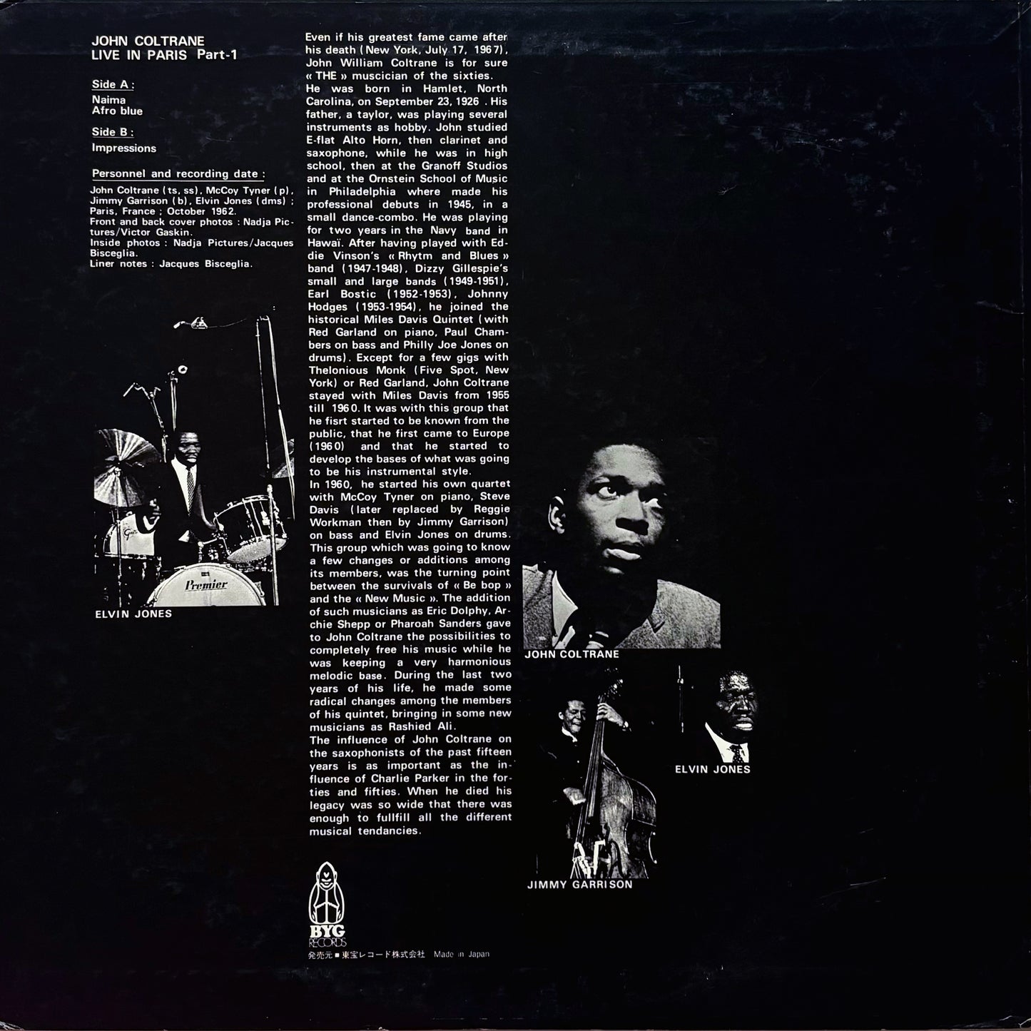 John Coltrane - Live In Paris Part 1