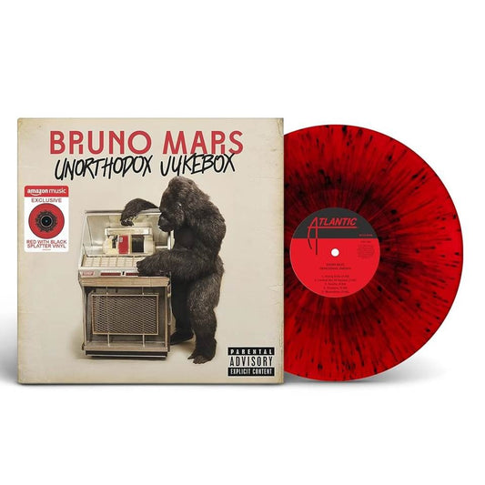 Bruno Mars - Unorthodox Jukebox Red with Black Splatter Vinyl