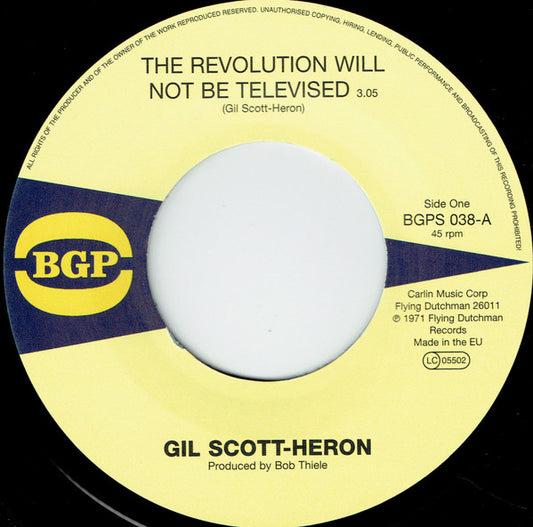 Gil Scott-Heron - The Revolution Will Not Be Televised / Home Is Where The Hatred Is 7"