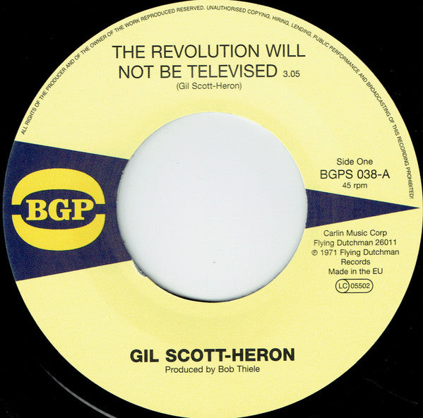 Gil Scott-Heron - The Revolution Will Not Be Televised / Home Is Where The Hatred Is 7