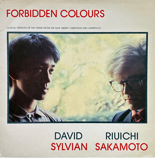 David Sylvian, Ryuichi Sakamoto - Forbidden Colours UK 12" VG+ VG
