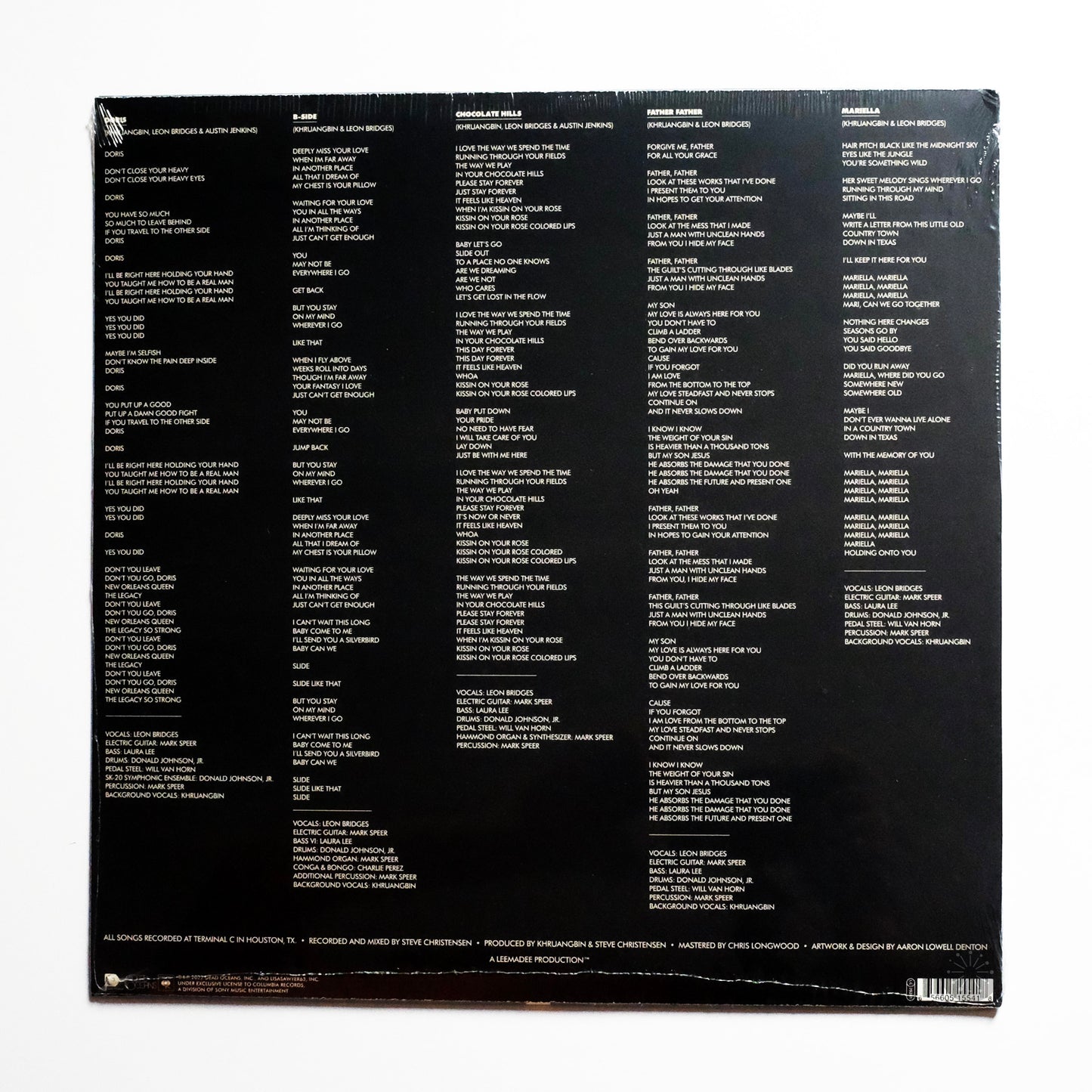 Khruangbin & Leon Bridges - Texas Moon EP Black Vinyl Edition